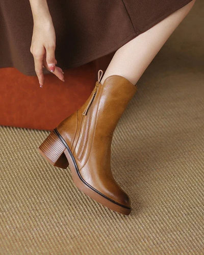 GARCIEL - Bottines en cuir