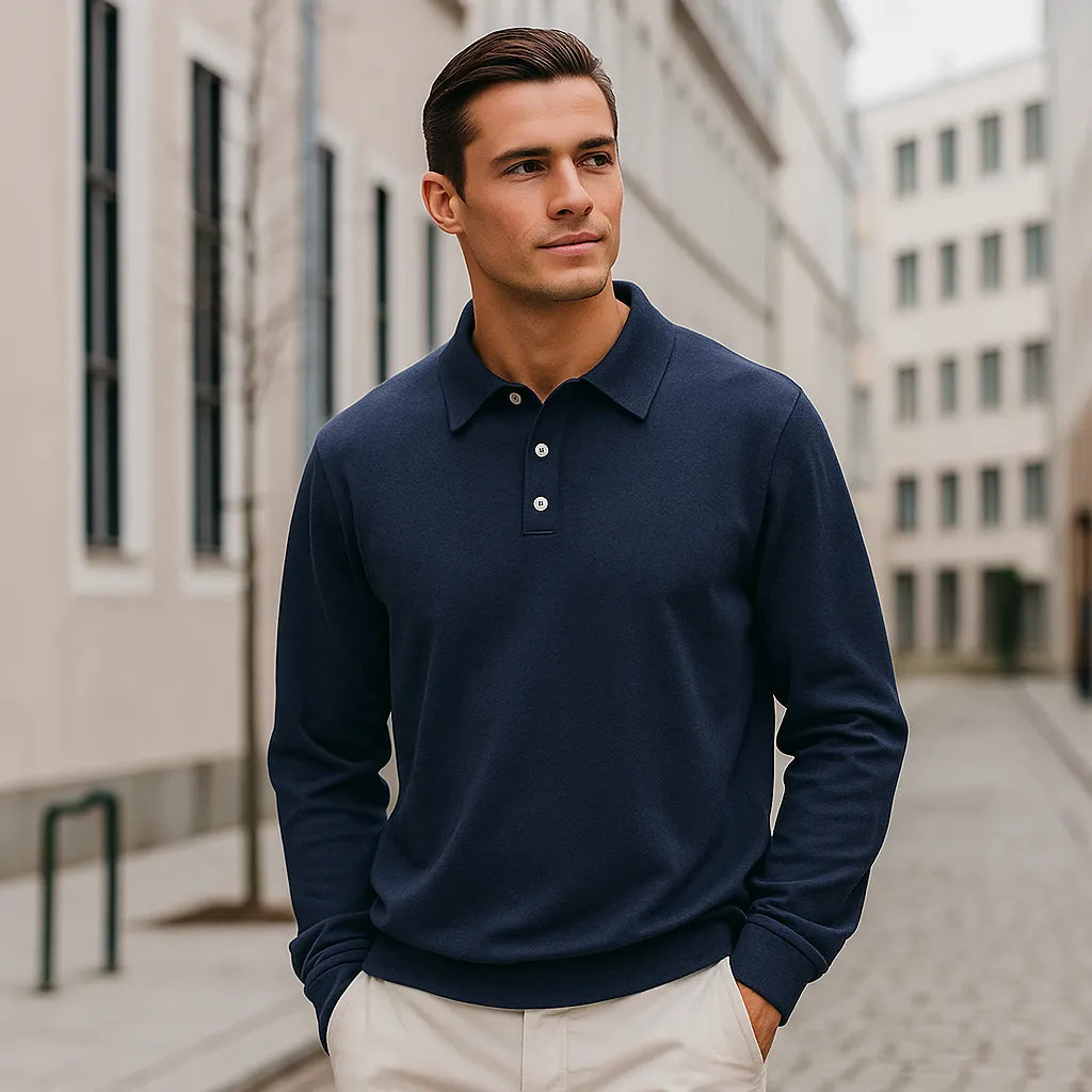 Polo Jason™ clásico idioma inglés para hombre