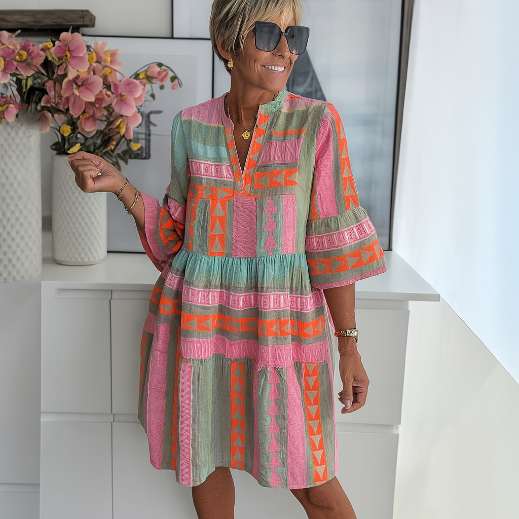 Stacey| Let broderet kjole