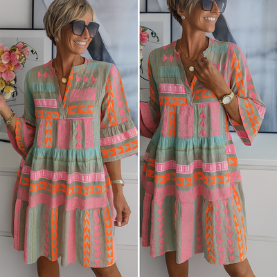 Stacey| Let broderet kjole