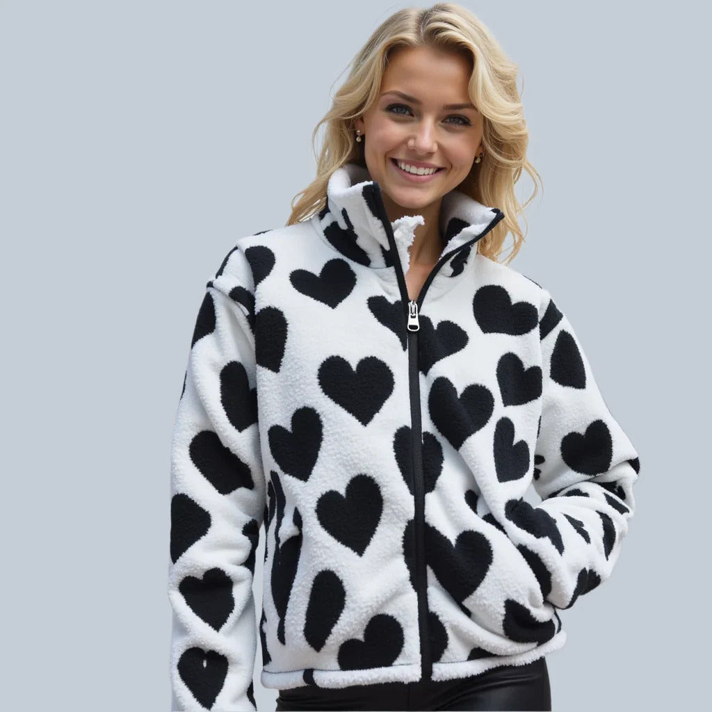 Katharina™ Reversibel Hjertecardigan | Tovejsdesign