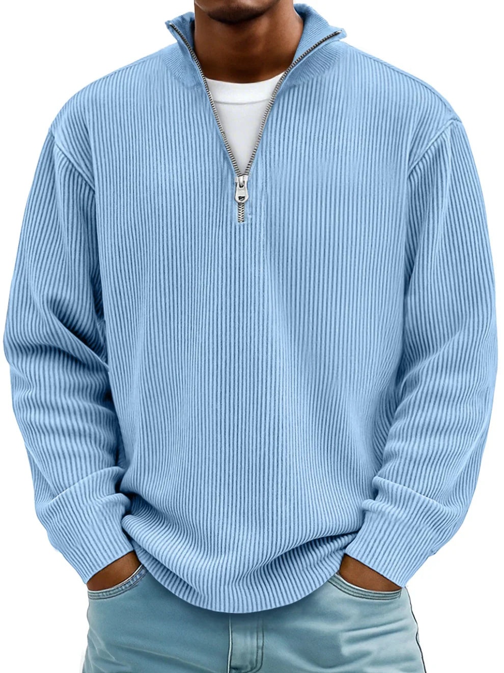 Calix™ | Stilfuld half-zip sweater til mænd
