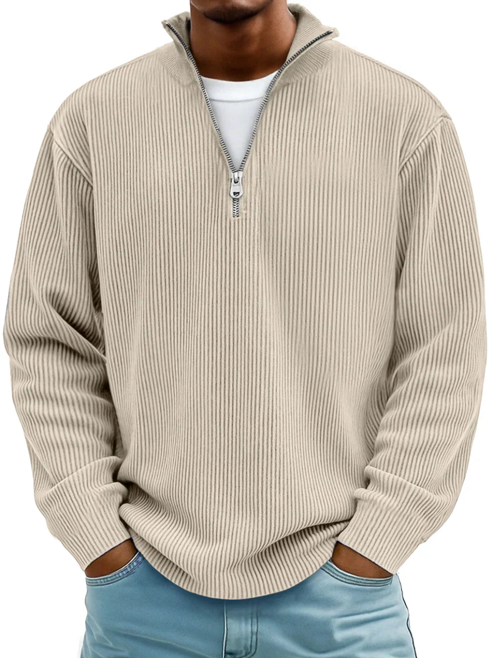 Calix™ | Stilfuld half-zip sweater til mænd