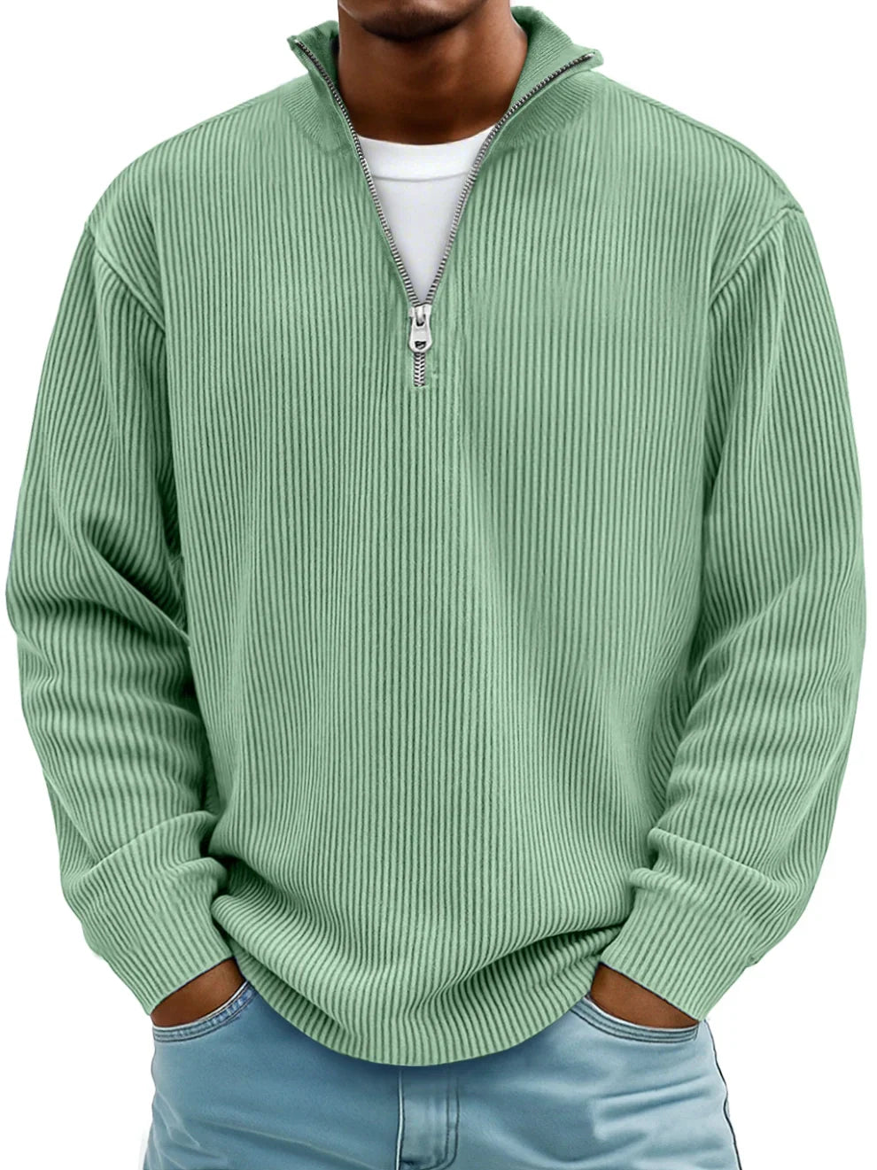 Calix™ | Stilfuld half-zip sweater til mænd