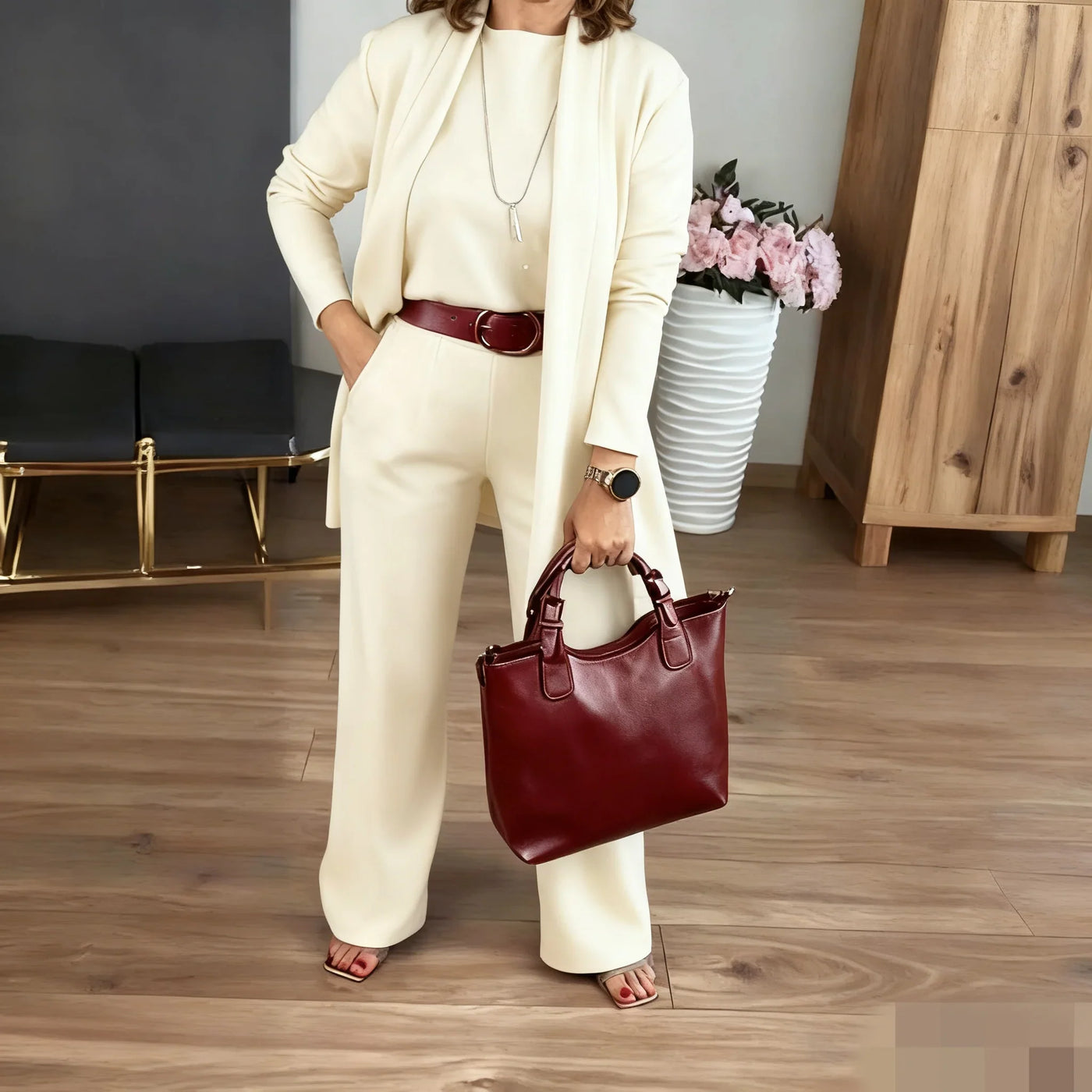 Nanna™ 3-Delt Sæt| Elegant & Let