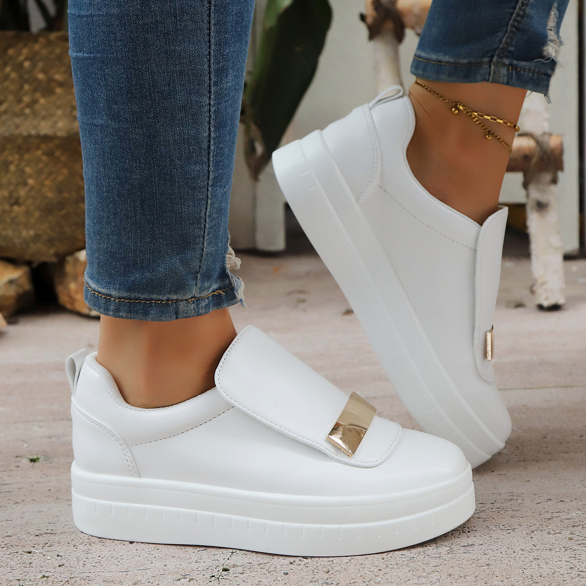 Alessia polstrede sneakers