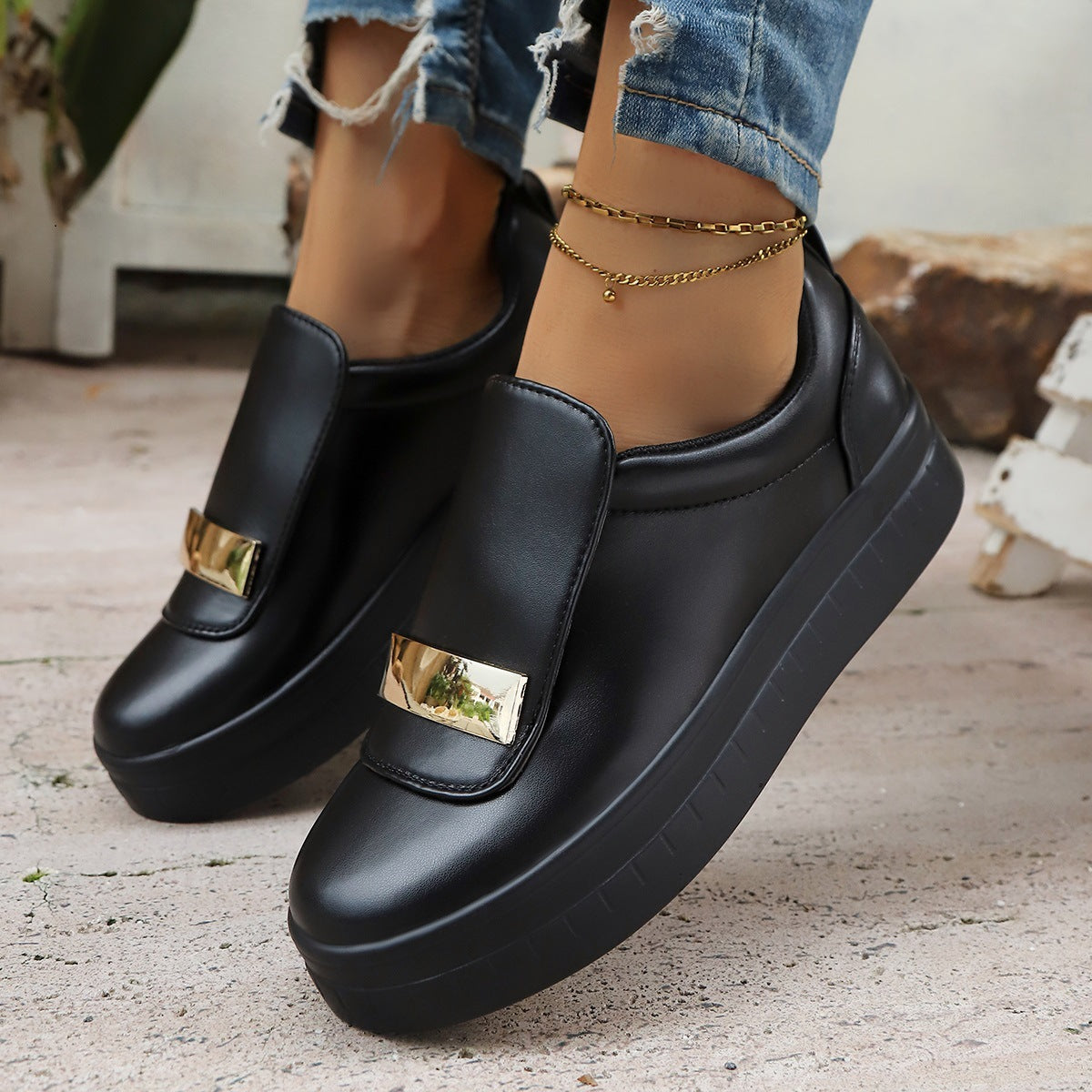 Alessia polstrede sneakers