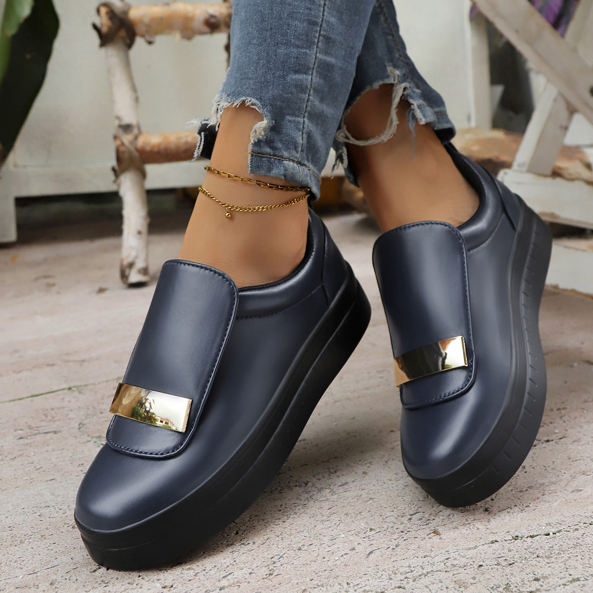 Alessia polstrede sneakers