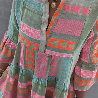 Stacey| Let broderet kjole