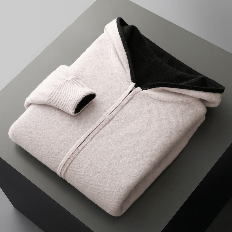 Casa™ Uld Hoodie – Luksus Uld-Sweater med Hætte