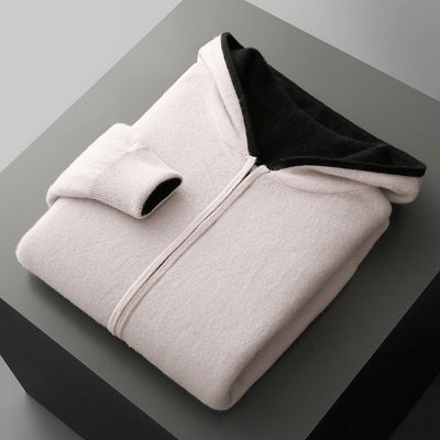 Casa™ Uld Hoodie – Luksus Uld-Sweater med Hætte