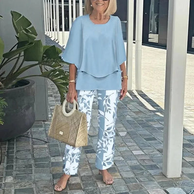 Monique – To-delt sæt med trendy print